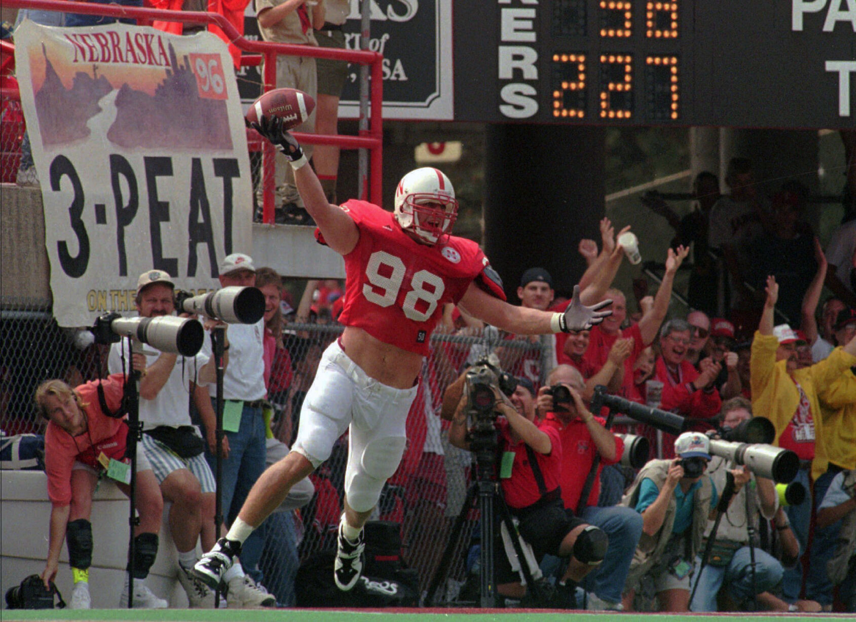 5. Grant Wistrom (Nebraska defensive tackle, 1994-97)